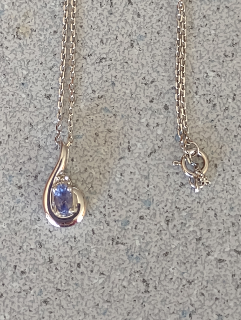 Lower Price!*Dainty Tanzanite Necklace